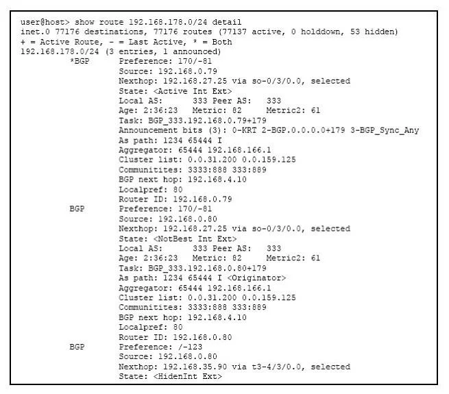 JN0-347 question #111 exhibit