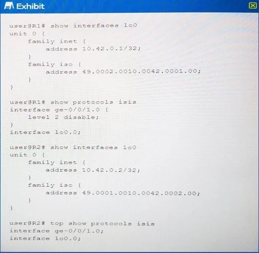 JN0-348 question #40 exhibit