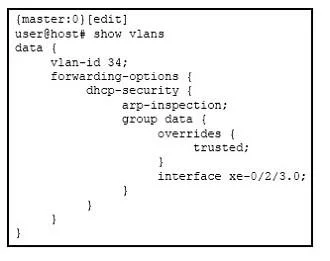 JN0-348 question #117 exhibit