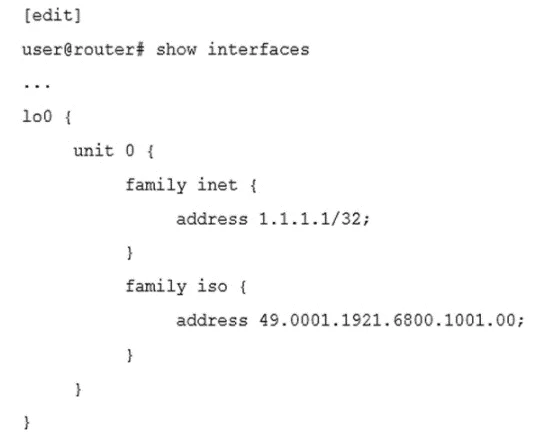 JN0-349 question #31 exhibit