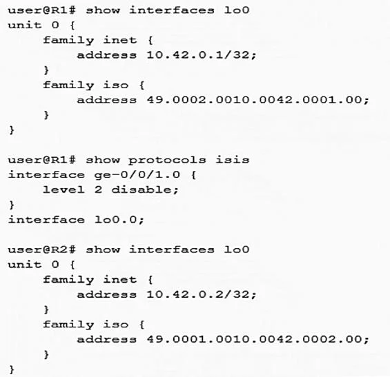 JN0-351 question #69 exhibit