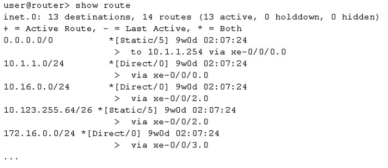 JN0-351 question #106 exhibit