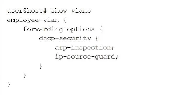 JN0-351 question #131 exhibit