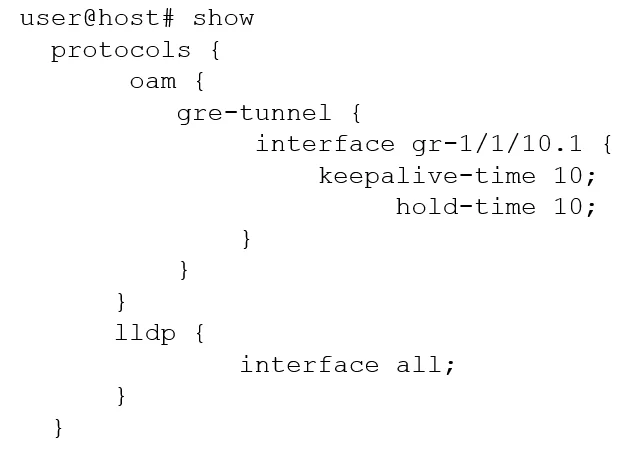 JN0-351 question #59 exhibit