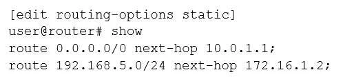 JN0-361 question #16 exhibit