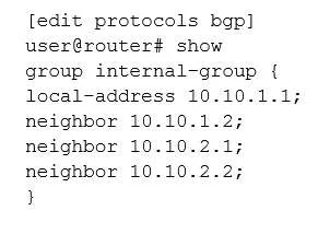 JN0-361 question #57 exhibit