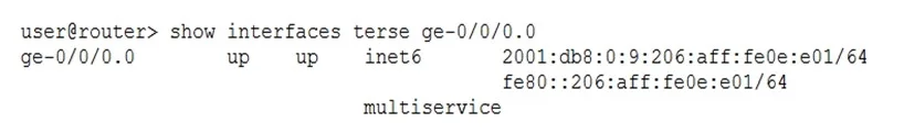 JN0-362 question #38 exhibit