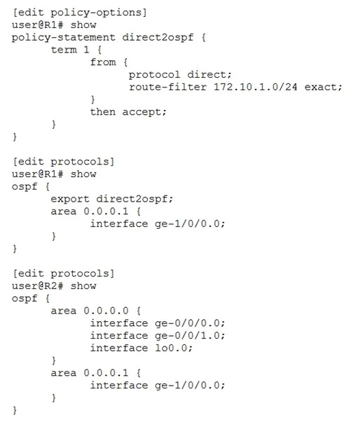 JN0-362 question #23 exhibit