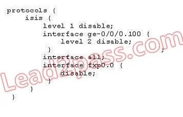 JN0-362 question #123 exhibit