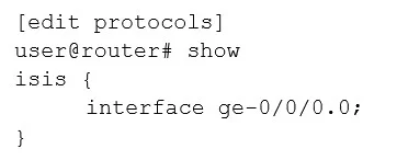 JN0-362 question #3 exhibit