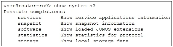 JN0-363 question #36 exhibit