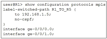 JN0-363 question #15 exhibit