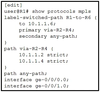 JN0-363 question #56 exhibit