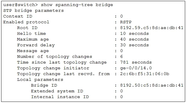 JN0-363 question #16 exhibit