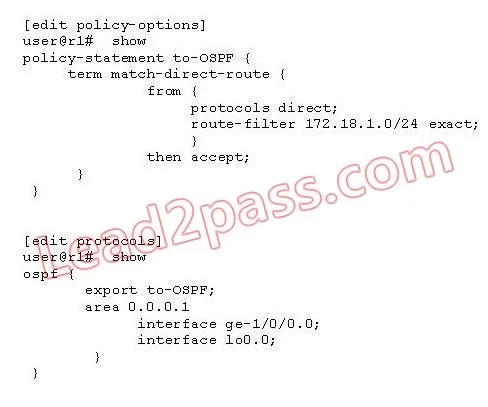 JN0-370 question #123 exhibit