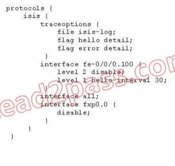 JN0-370 question #66 exhibit