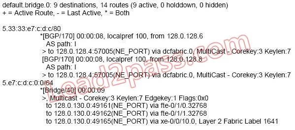 JN0-370 question #11 exhibit