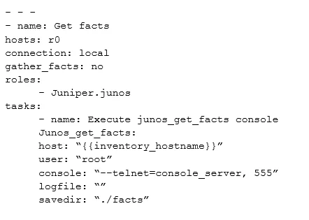 JN0-420 question #3 exhibit