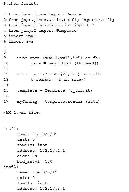 JN0-420 question #17 exhibit 1