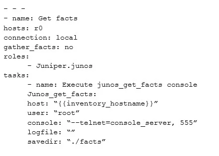 JN0-422 question #3 exhibit