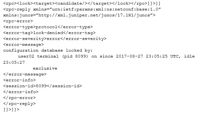 JN0-422 question #8 exhibit