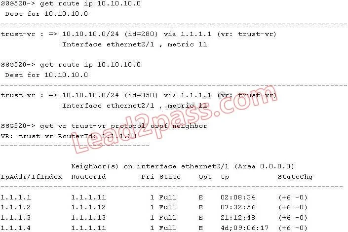 JN0-533 question #77 exhibit