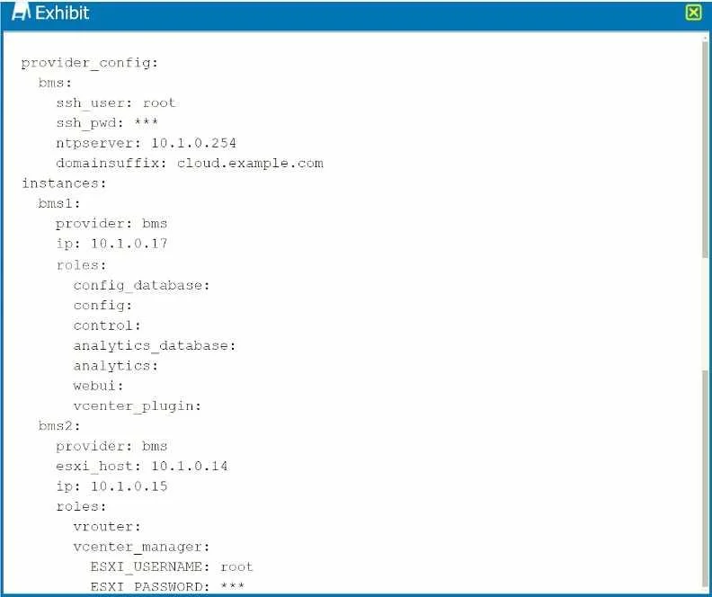 JN0-611 question #54 exhibit