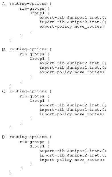 JN0-632 question #42 exhibit