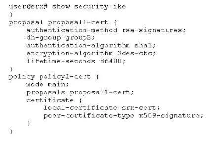 JN0-632 question #49 exhibit