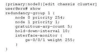 JN0-632 question #50 exhibit