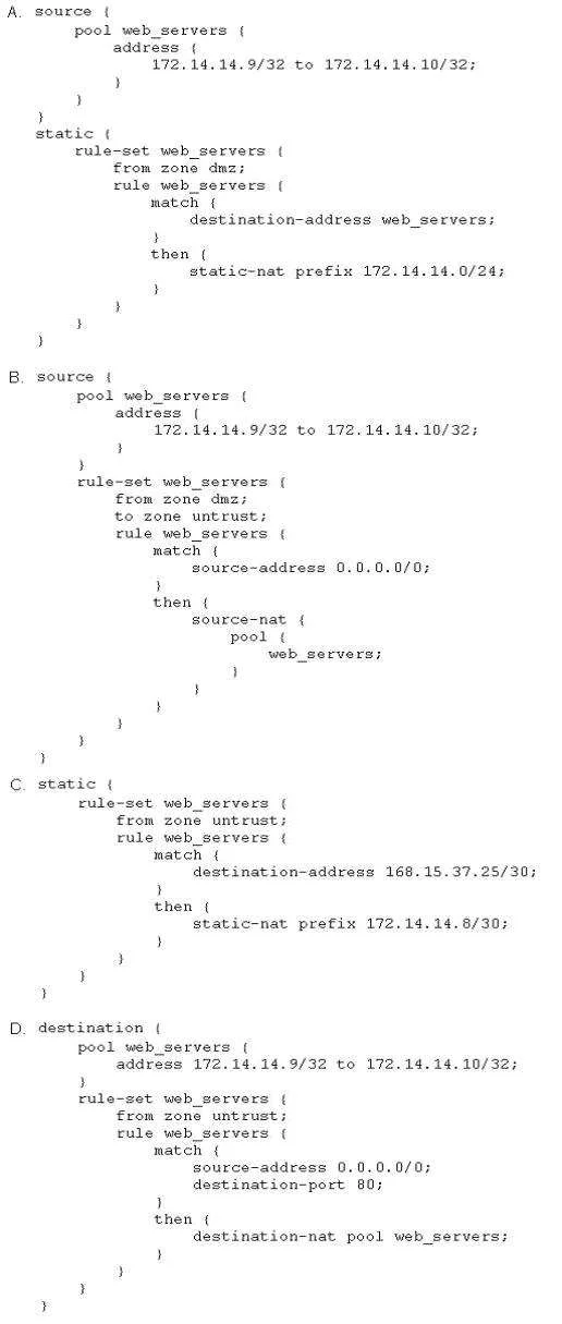 JN0-632 question #18 exhibit