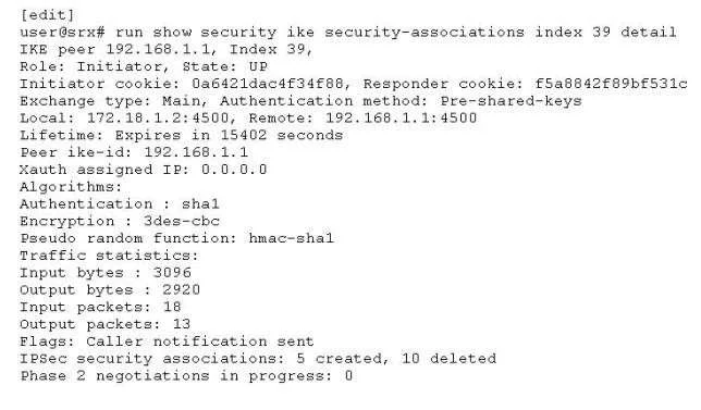 JN0-632 question #141 exhibit