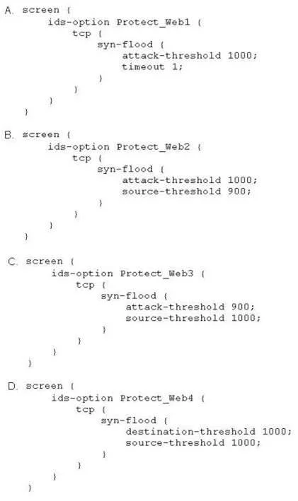 JN0-632 question #166 exhibit