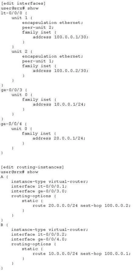 JN0-632 question #110 exhibit