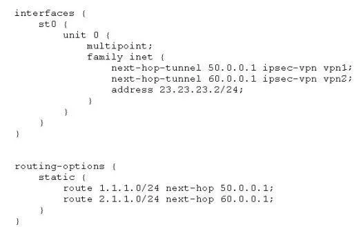 JN0-633 question #126 exhibit