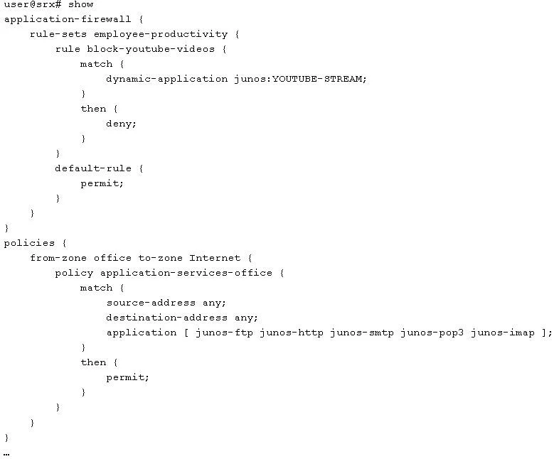 JN0-633 question #67 exhibit