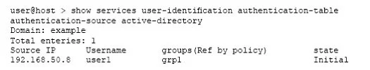 JN0-634 question #41 exhibit