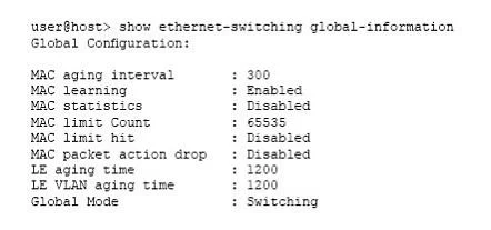 JN0-634 question #3 exhibit