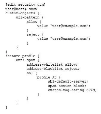 JN0-634 question #5 exhibit
