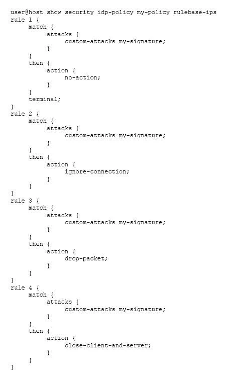 JN0-635 question #43 exhibit