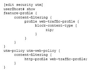 JN0-635 question #38 exhibit