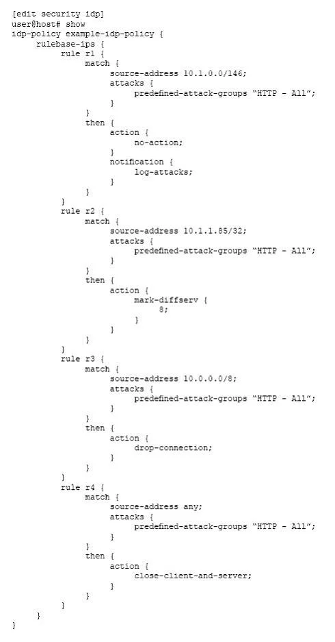 JN0-635 question #55 exhibit