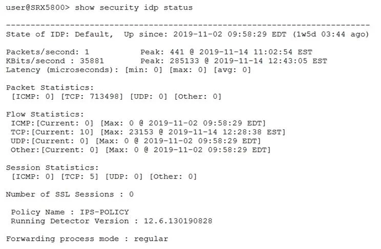 JN0-635 question #133 exhibit