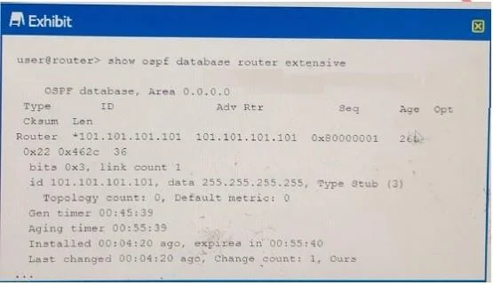 JN0-643 question #265 exhibit