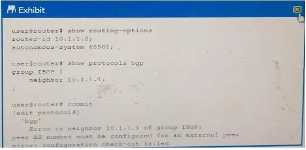JN0-643 question #275 exhibit