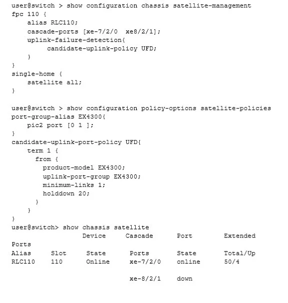 JN0-647 question #33 exhibit