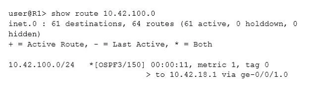 JN0-647 question #14 exhibit 2