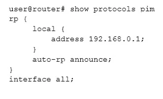 JN0-647 question #68 exhibit