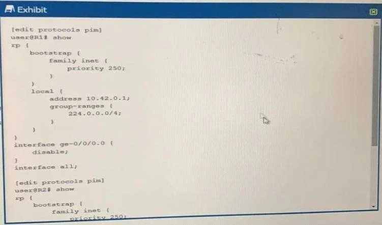 JN0-648 question #65 exhibit 1