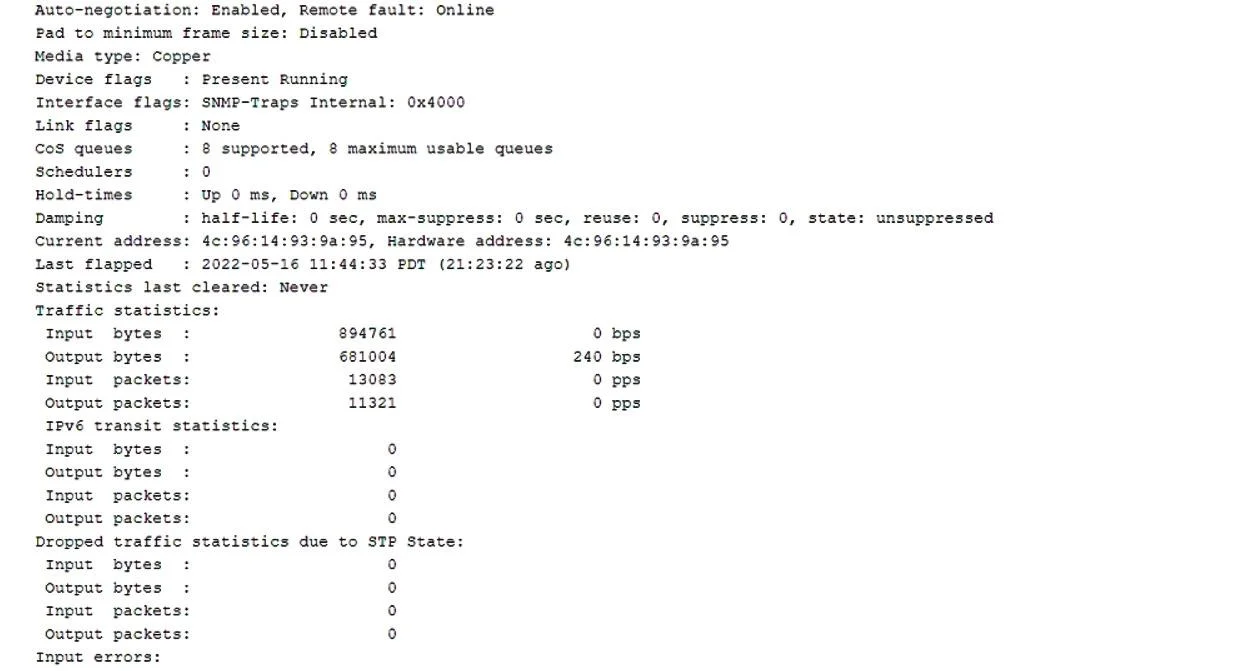 JN0-649 question #147 exhibit 2